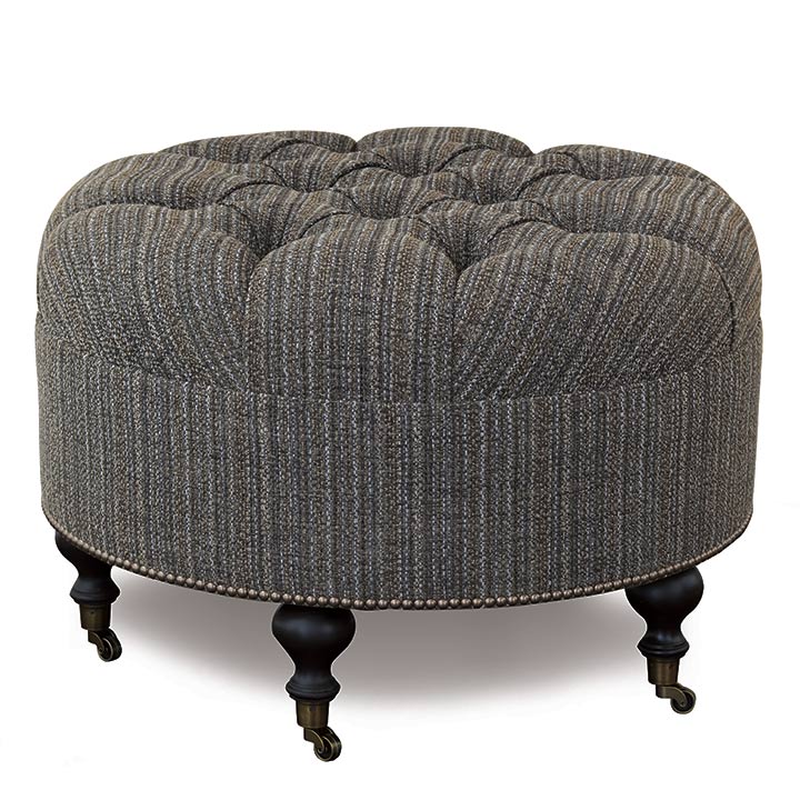 Parton Pebble Round Ottoman