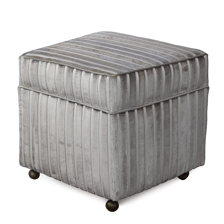 Gaia Sterling Storage Boxed Ottoman