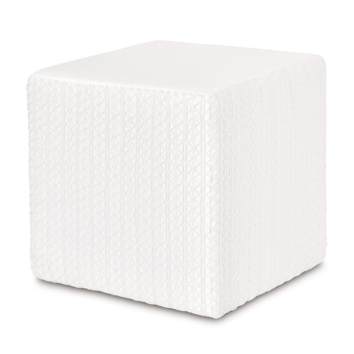 Belize Trellis Ottoman