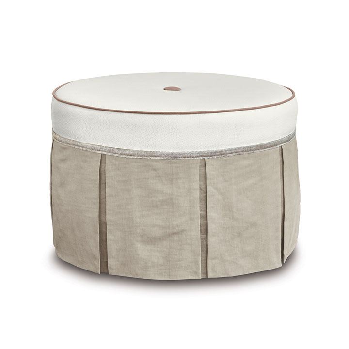EMMELINE PLEATED SKIRT OTTOMAN