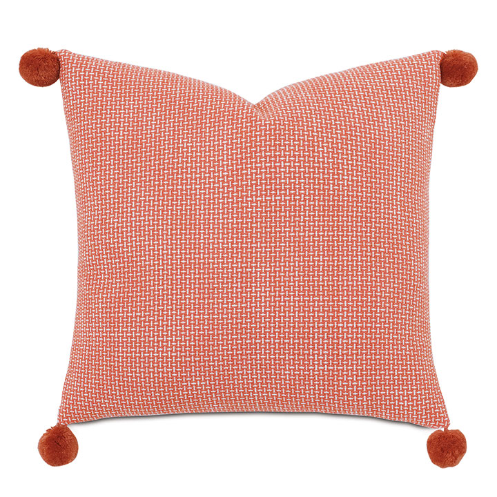 PHINEAS CROSSHATCH DECORATIVE PILLOW