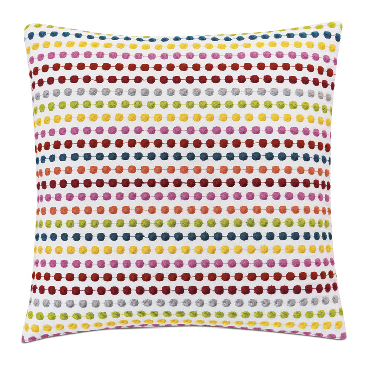 Paloma Embroidered Decorative Pillow