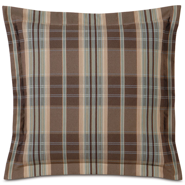 Powell Plaid Decorative Pillow