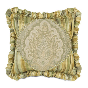 Radford Diamond With Ruched Welt Decorative Pillow