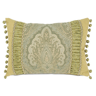Radford Insert With Ball Trim Decorative Pillow