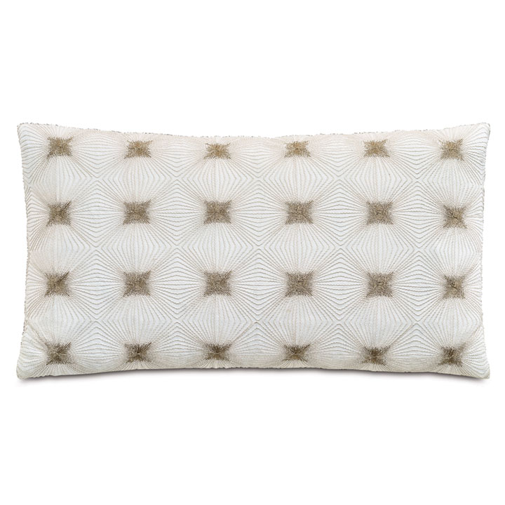 ROMILLY EMBROIDERED DECORATIVE PILLOW