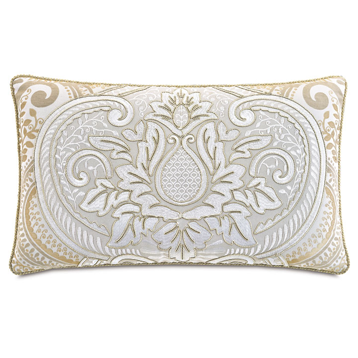 ROMILLY EMBROIDERED DECORATIVE PILLOW