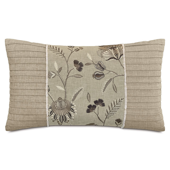 ROSECLIFF PLEATED DECORATIVE PILLOW