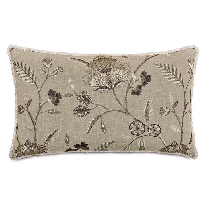 ROSECLIFF FLORAL DECORATIVE PILLOW