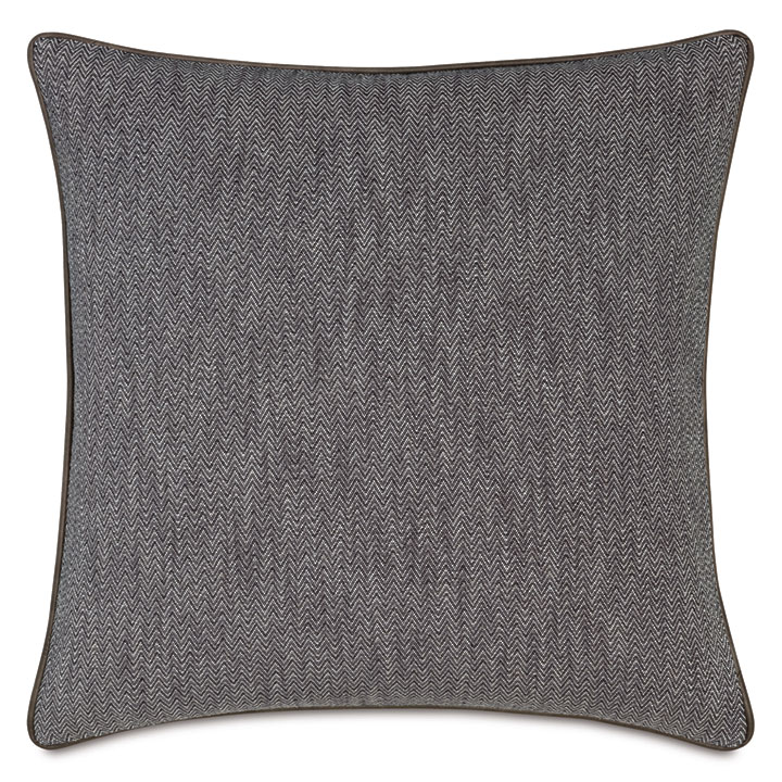 RIVER HERRINGBONE DECORATIVE PILLOW
