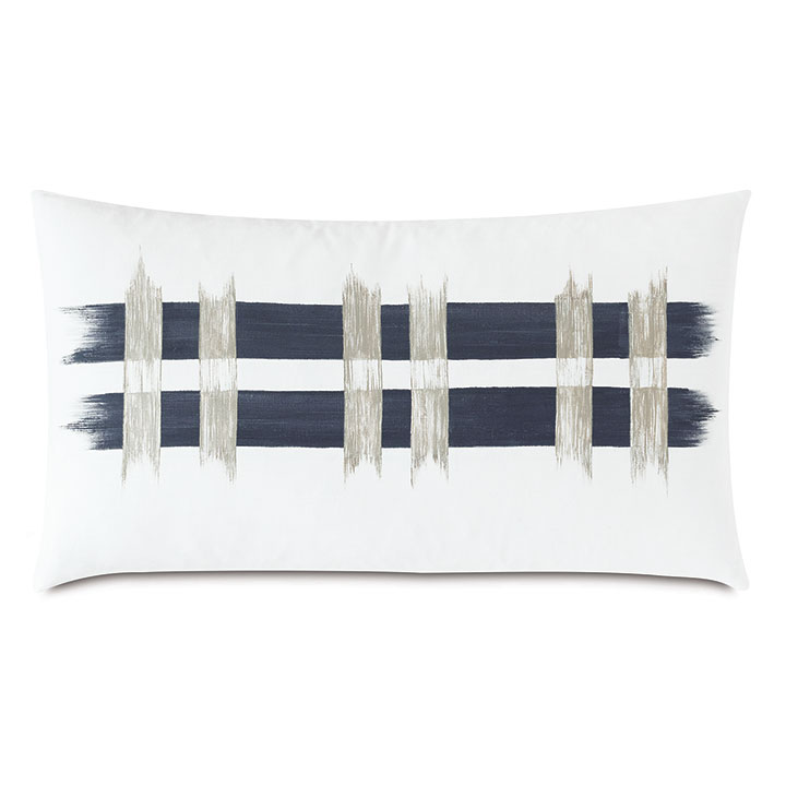 Saya Handpainted Decorative Pillow