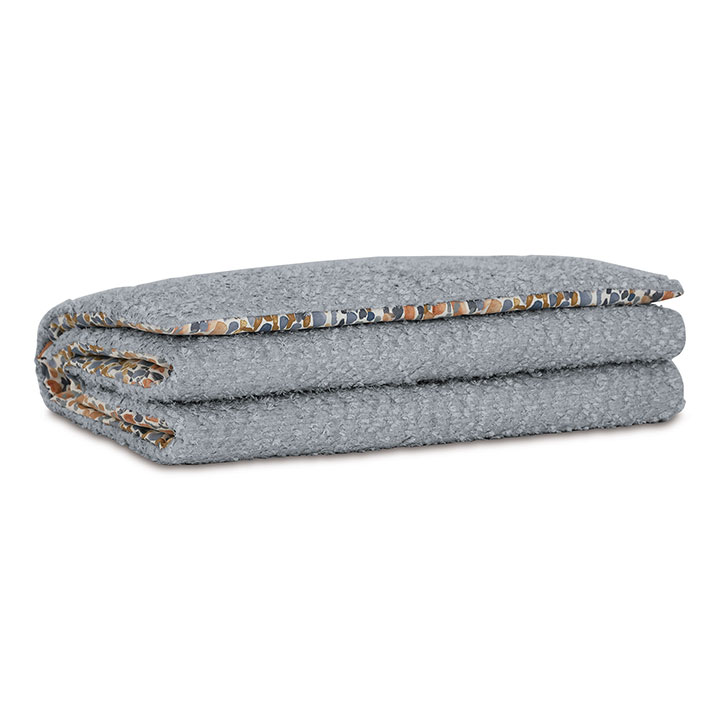 ROONEY REVERSIBLE BED SCARF IN FROST