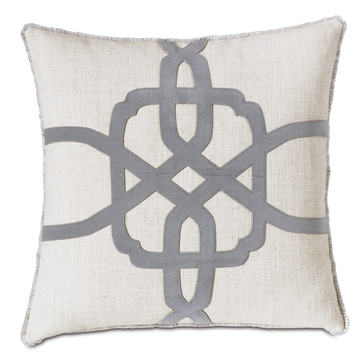 Safford Lasercut Decorative Pillow