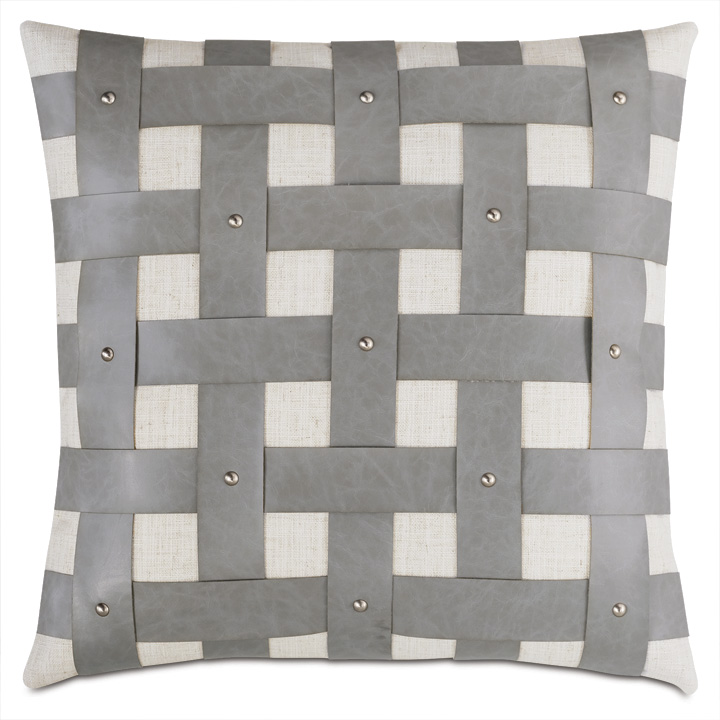 Safford Basketweave Decorative Pillow