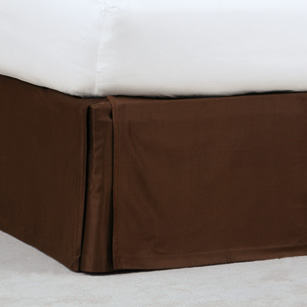 Shantung Chocolate Skirt