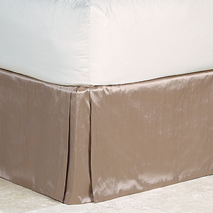 Serico Taupe Skirt Pleated