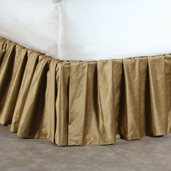 Lucerne Gold Skirt Ruffled