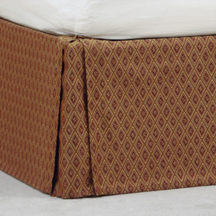 Medici: Gozzoli Wine Bed Skirt