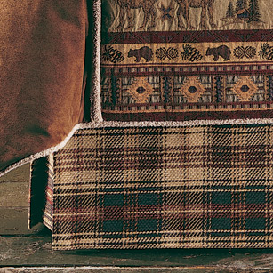 Dakota: Squall Rustic Bed Skirt 16 Drop