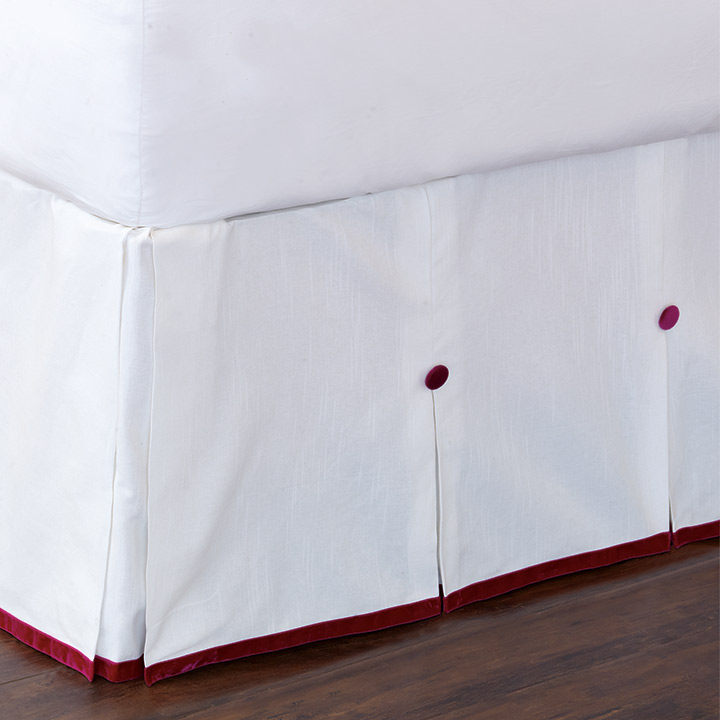 Baldwin White Bed Skirt