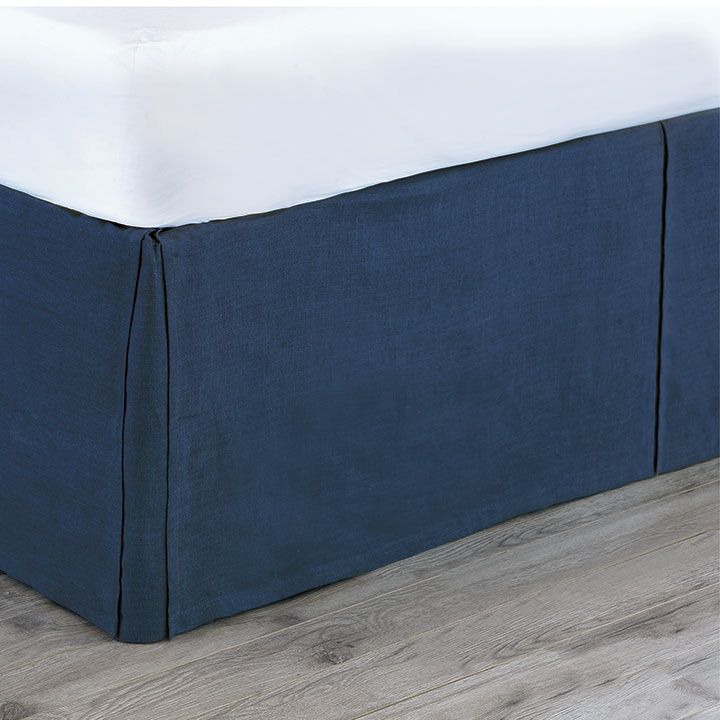Breeze Indigo Bed Skirt