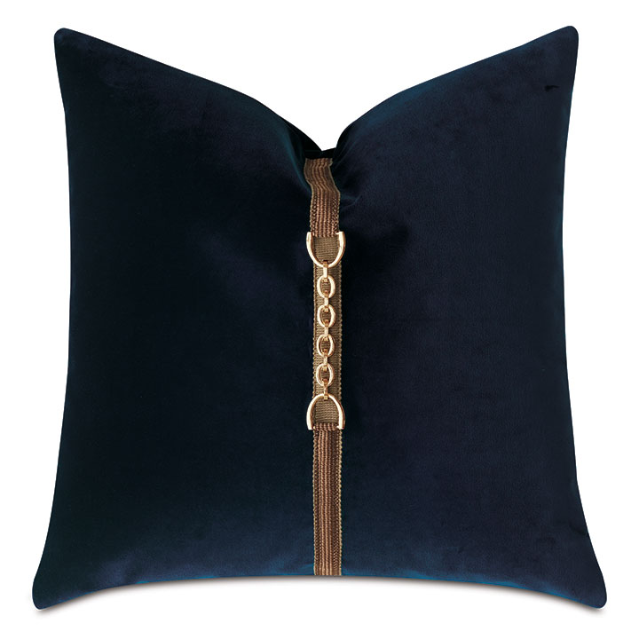 Steeplechaser Vertical Buckle Decorative Pillow