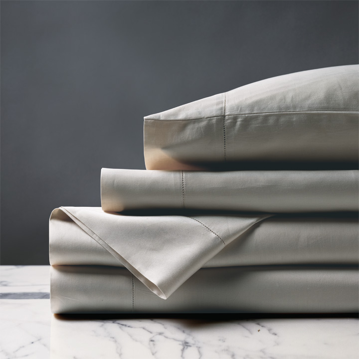 Deluca Sateen Sheet Set in Dove