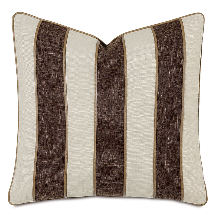 Lodge Striped Decorative Pillow