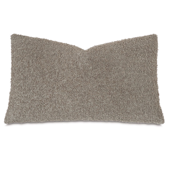 Marl Decorative Pillow in Taupe