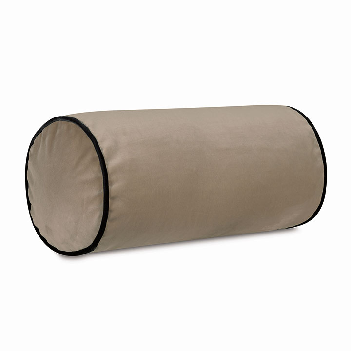 Uma Velvet Bolster in Khaki