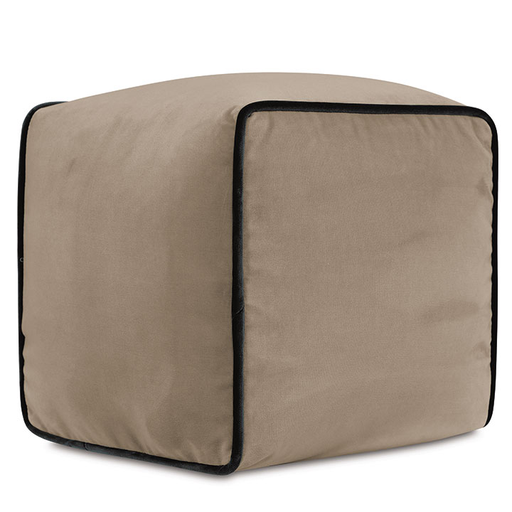 Uma Cube Decorative Pillow in Khaki