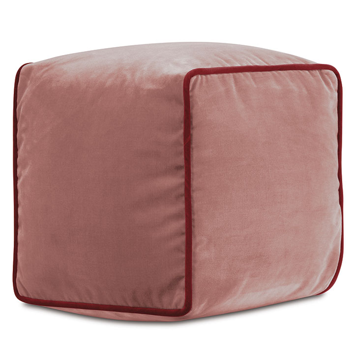 Uma Cube Decorative Pillow in Pink