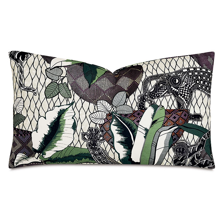 Sanbona Faux Ankara Decorative Pillow