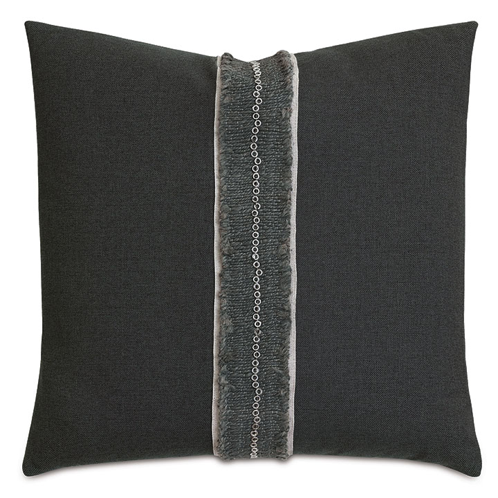 Modesta Grommet Border Decorative Pillow