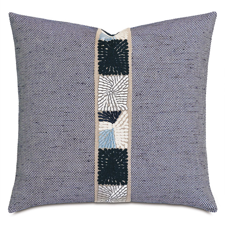 SPECKLE EMBROIDERED DECORATIVE PILLOW