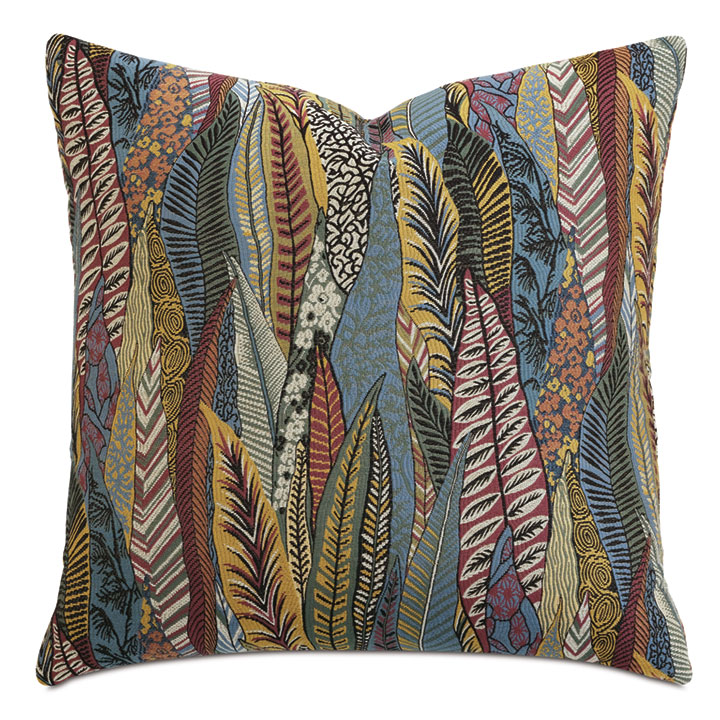 NICHOLS LEAF DECORATIVE PILLOW