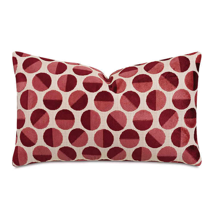 Pixie Decorative Pillow in Scarlet