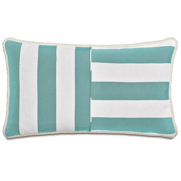RIPTIDE STRIPED DECORATIVE POLLOW IN ARCTIC