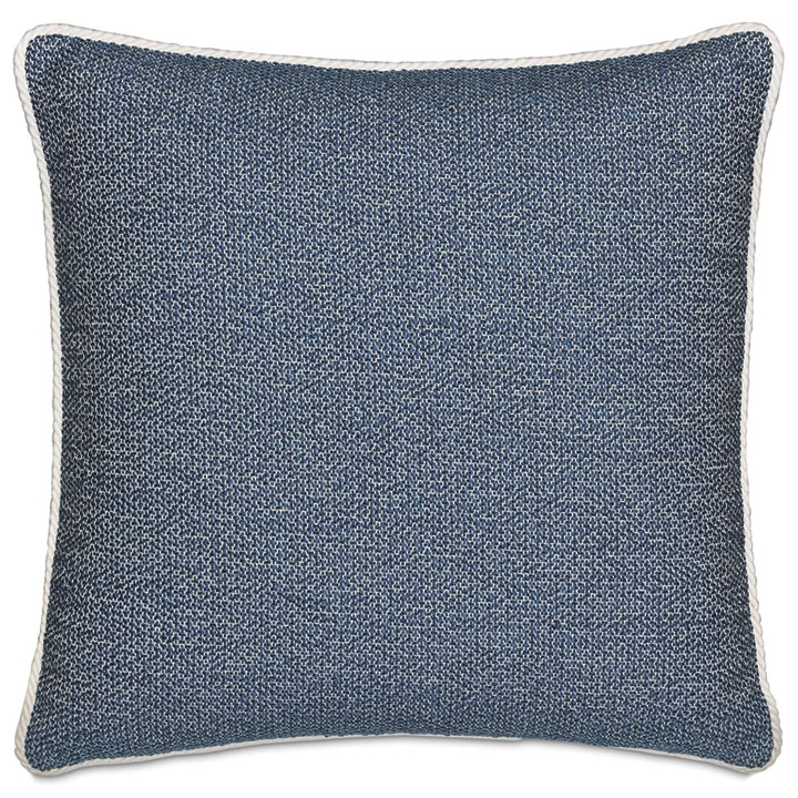 DOWNWIND WOVEN DECORATIVE PILLOW IN DENIM