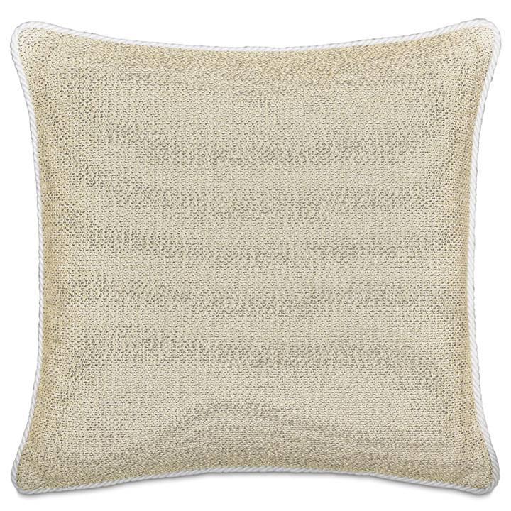 DOWNWIND WOVEN DECORATIVE PILLOW IN CREAM