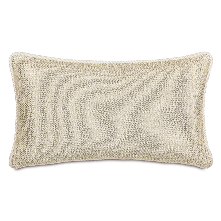 DOWNWIND WOVEN DECORATIVE PILLOW IN CREAM