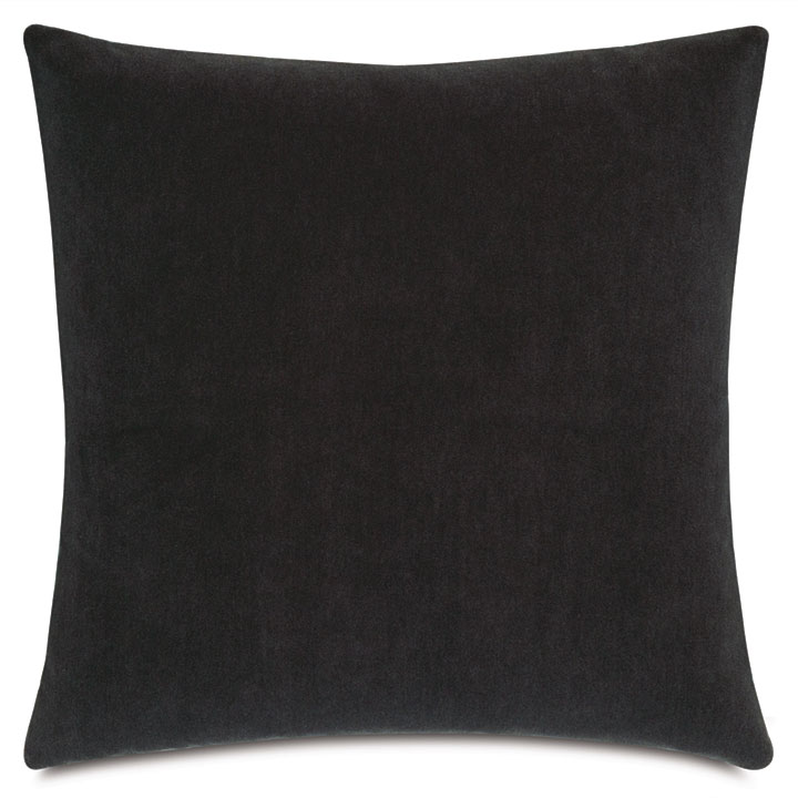 BRAHMS ALPACA DECORATIVE PILLOW IN CHARCOAL