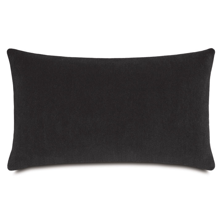 BRAHMS ALPACA DECORATIVE PILLOW IN CHARCOAL
