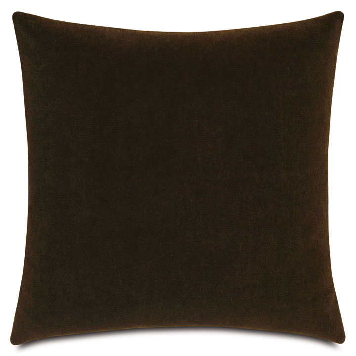 BRAHMS ALPACA DECORATIVE PILLOW IN CHOCOLATE