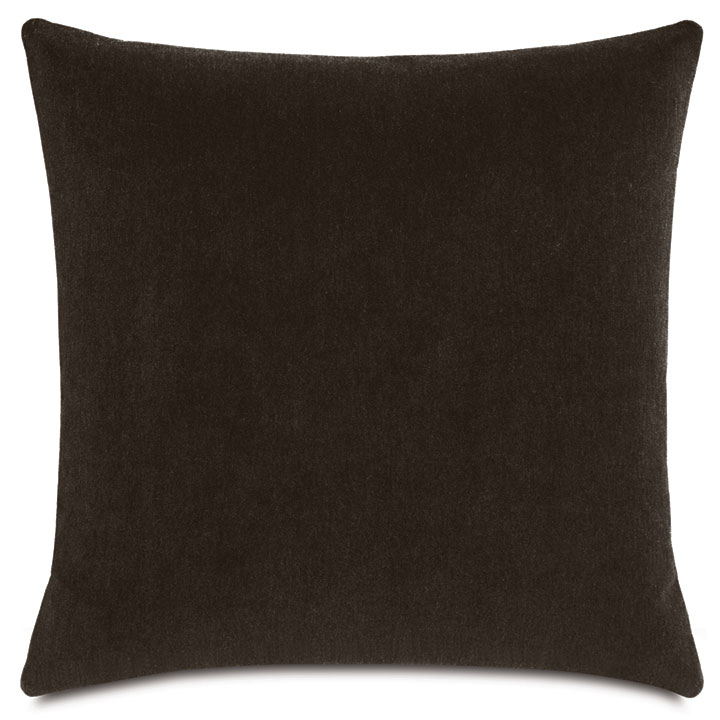 BRAHMS ALPACA DECORATIVE PILLOW IN CHOCOLATE