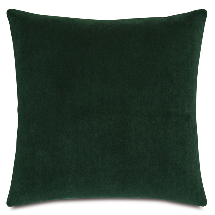BRAHMS ALPACA DECORATIVE PILLOW IN EMERALD