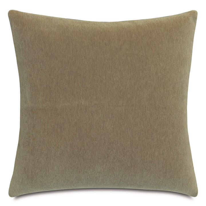 BRAHMS ALPACA DECORATIVE PILLOW IN KHAKI