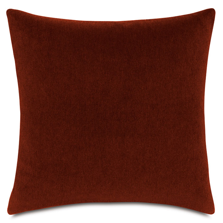 BRAHMS ALPACA DECORATIVE PILLOW IN SPICE