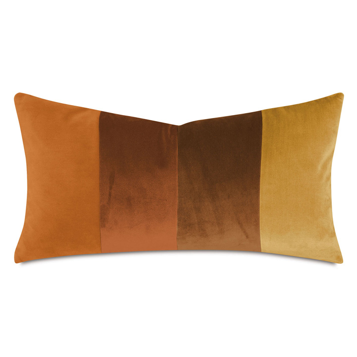 UMA COLORBLOCK DECORATIVE PILLOW IN JEWEL