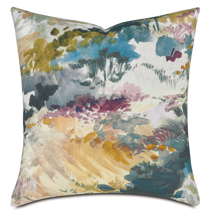 BLENHEIM PAINTERLY DECORATIVE PILLOW